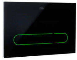Roca EP1 Elektronikus fekete üveg nyomólap, 2 mennyiséges öblítés A890104008 (A890104008)