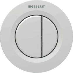 Geberit 01 pneumatikus 2 mennyiséges öblítésű vezérlő, Easy Clean bevonattal, matt króm 116.042. JQ. 1 (116.042.JQ.1) - szaniteronline