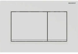 Geberit Sigma20 működtetőlap, 2 mennyiséges öblítéshez, matt fehér 115.883. 01.1 (115.883.01.1)