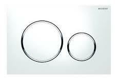 Geberit ÚJ DESIGN Sigma20 115.882. KJ. 1 fehér króm fehér nyomólap 115882KJ1 (115.882.kj.1)