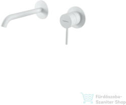 Bugnatese Kline falsík alatti mosdócsaptelep 17 cm-es kifolyóval, belső egységgel, click-clack leeresztővel, matt fehér 5745SCBI (5745SCBI)
