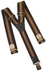 Topgal Clip pentru bretele pantaloni Natur Stripes, maro