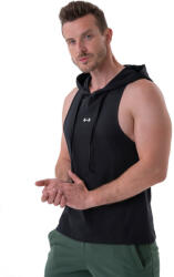NEBBIA Férfi fitnesz atlétatrikó kapucnival Nebbia 323 XL fekete
