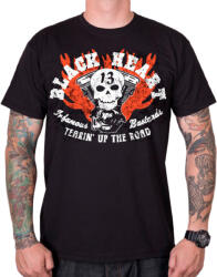 Black Heart Póló BLACK HEART Flathead Skull XXL fekete