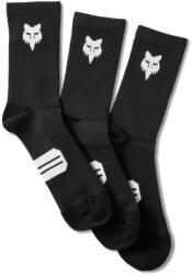FOX Kerékpáros zokni FOX 6" Ranger Sock Prepack 3 pár fekete L/XL (43-45)