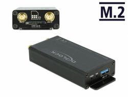 Delock USB 3.0 átalakító B modulú M. 2 kulcshoz SIM csatlakozó felülettel és záró lappal (63172) - dstore