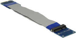 Delock Bővítő Mini PCI Express / mSATA csatlakozódugó > aljzatemelő kártya rugalmas kábellel (13 cm) (65837) - dstore