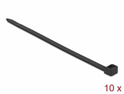 Delock Kábelkötegelő 760 x 8, 8 mm (H x Sz), 10 darab fekete (19634) - dstore
