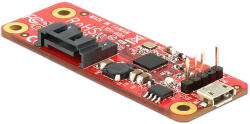 Delock átalakító Raspberry Pi USB Micro-B anya / USB tűs fejléc > SATA 7 tűs (62626)