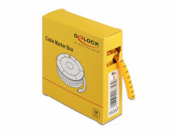 Delock 500 db. sárga kábeljelző doboz No. 3 (18357) - dstore