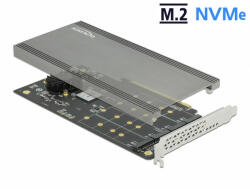 Delock PCI Express x16 kártya - 4 x belső NVMe M. 2 M-kulcsok (89044)