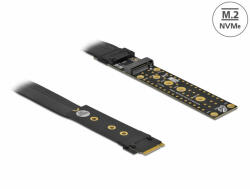 Delock Riser kártya M. 2 kulcs M Extension NVMe 20 cm hosszú kábellel (64136) (64136)
