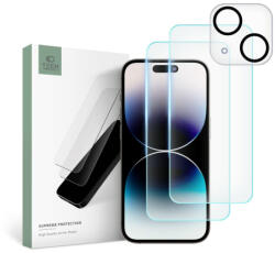Tech-Protect Supreme Set üvegfólia iPhone 15 Plus - mobilego