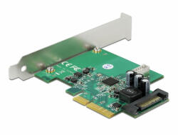 Delock PCI Express Kártya - 1 x belső USB 3.2 Gen 2 Kulcs B, 20 tűs anya csatlakozó (90068)