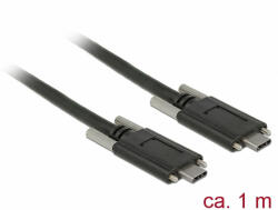 Delock SuperSpeed USB 10 Gbps (USB 3.1 Gen 2) kábel USB Type-C apa csatlakozó > USB Type-C apa csa (83720)