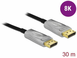 Delock Aktív optikai kábel DisplayPort 1.4 8K 30 m (85889) - dstore