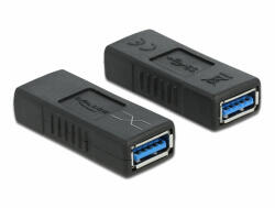 Delock USB 3.0 adapter A-típusú anya A típusú anya (keresztezett) (66641)