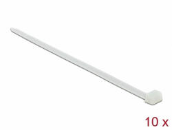 Delock Kábelkötegelő 800 x 8, 8 mm (H x Sz), 10 darab fehér (19645) - dstore