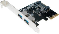 LogiLink PCI Express kártya, 2x USB 3.1 Gen2 (PC0080) (PC0080)