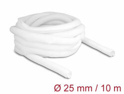 Delock Fonott kábelharisnya önzáródó 10 m x 25 mm fehér (20816) - dstore