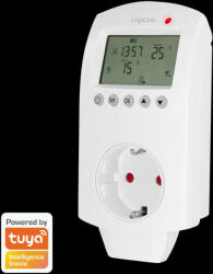  Logilink Wi-Fi intelligens termosztát aljzat, 1 utas (CEE 7/3), Tuya kompatibilis (SH0106) - dstore