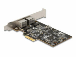 Delock PCI Express x2 kártya 2 x 2, 5 Gigabit LAN i225-höz (89392)