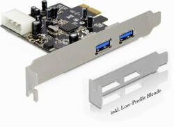 Delock PCI Express kártya > 2x USB 3.0, 5 Gbps (89241) - dstore