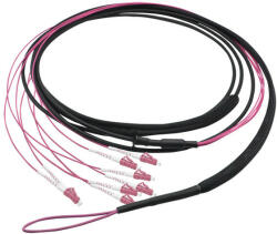 LogiLink Fiber törzskábel U-DQ(ZN)BH, 8 eres többmódusú OM4, 60 m, LC/UPC - LC/UPC (FT2U060)