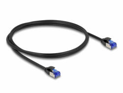 Delock RJ45 hálózati kábel Cat. 6A S/FTP vékony 1 m fekete (80227)