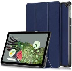 Gigapack Tok álló, bőr hatású (FLIP, oldalra nyíló, TRIFOLD asztali tartó funkció) SÖTÉTKÉK Google Pixel Tablet (GP-146607)