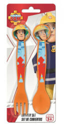 Sam a tűzoltó Rescue Mission műanyag evőeszköz készlet - 2 darabos - lord