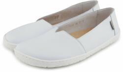 Vlnka Női barefoot bőr balerina Odeta, fehér felnőtt cipő méret 38