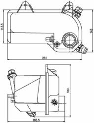 MAHLE Vas de expansiune, racire MAHLE BEHR CRT 204 000S (CRT 204 000S)