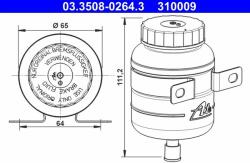 ATE Vas de expansiune, lichid frana ATE 03.3508-0264.3 (03.3508-0264.3)