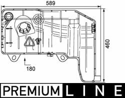 MAHLE Vas de expansiune, racire MAHLE BEHR *** PREMIUM LINE *** CRT 55 000P (CRT 55 000P)