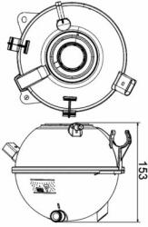 MAHLE Vas de expansiune, racire MAHLE BEHR CRT 19 000S (CRT 19 000S)