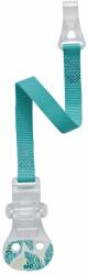 NIP Lant cu carlig de prindere pentru suzete, banda textila, 0+ luni, nip 38375, albastru