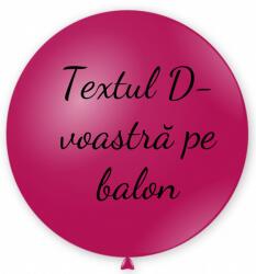 Personal Balon cu text - Fucsia 80 cm