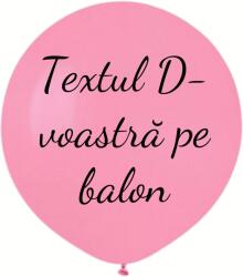 Personal Balon cu text - Roz 80 cm