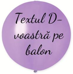 Personal Balon cu text - Lavandă 80 cm