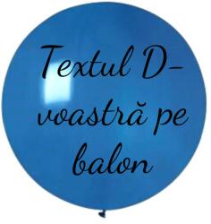 Personal Balon cu text - Albastru 80 cm