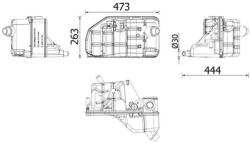 MAHLE Vas de expansiune, racire MAHLE CRT 54 000S