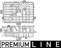 MAHLE Vas de expansiune, racire MAHLE BEHR *** PREMIUM LINE *** CRT 234 000P (CRT 234 000P)