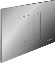 Schell MONTUS TOWER WC-nyomólap, matt króm 031216499 (031216499)