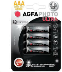 AgfaPhoto Baterie alcalină AgfaPhoto Ultra LR03 / AAA, 4buc (AP-LR03U-4B) Baterii de unica folosinta