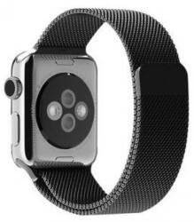 MYBANDZ Milánói fém óraszíj Apple Watch 38-40mm fekete (APW381556)