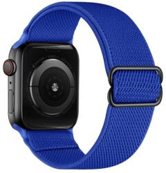 MYBANDZ Rugalmas szövet óraszíj Apple Watch 38-40-41mm kék (APW383005)