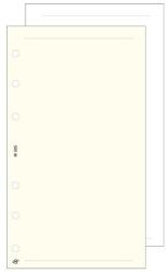 SATURNUS Gyűrűs kalendárium betét SATURNUS M325/F sima jegyzetlap fehér lapos