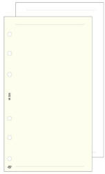 Gyűrűs kalendárium betét SATURNUS M325/F sima jegyzetlap fehér lapos