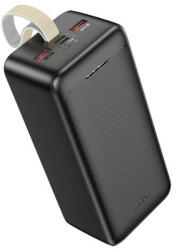 hoco. Baterie externa Hoco - Power Bank Smart (J111C) - 2x USB, Type-C, Micro-USB, PD30W, with LED for Battery Check and Lanyard, 40000mAh - Black (KF2314354) - vexio